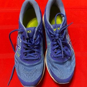ASICS Gel-Kayano 24 Running‎ T799N Blue Neon Yellow